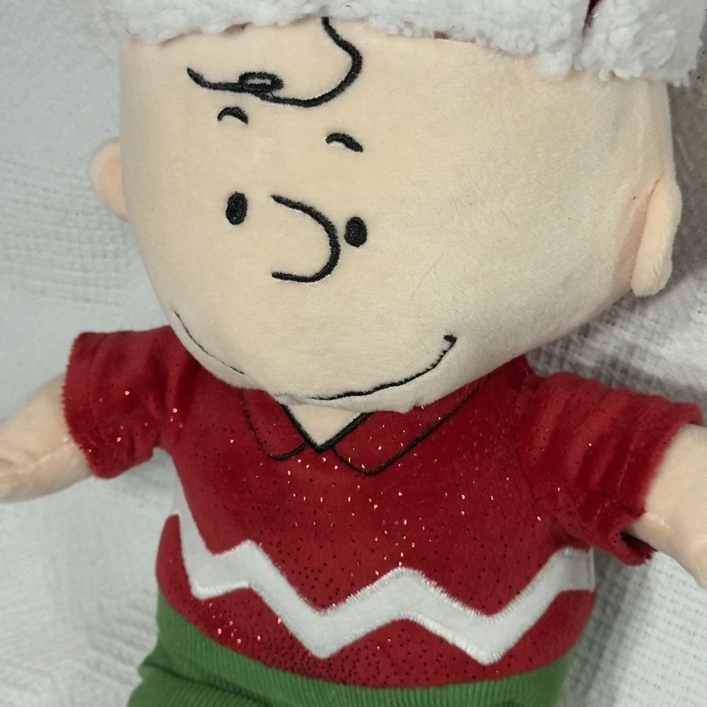 Peanuts 11 inch Sparkle Peanuts Plush Toy Charlie Brown‎ Stuffed Toy